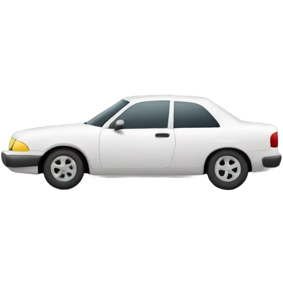 Car driving slow emoji
