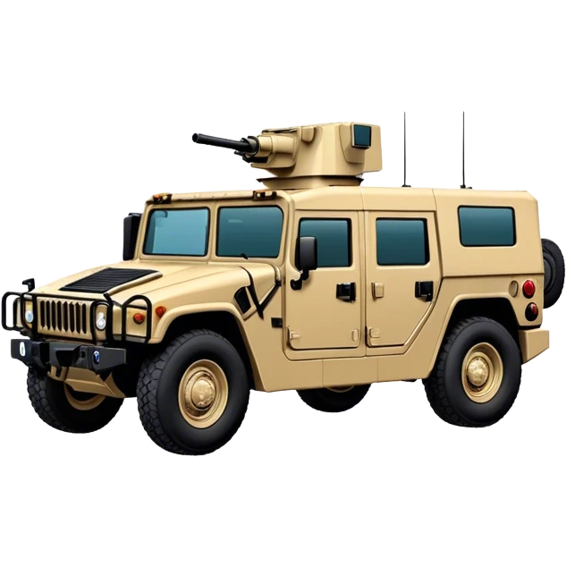 Humvee (HMMWV) (sand colour) emoji