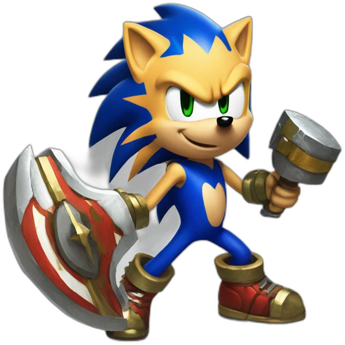 Sonic the hedgehog Warhammer emoji