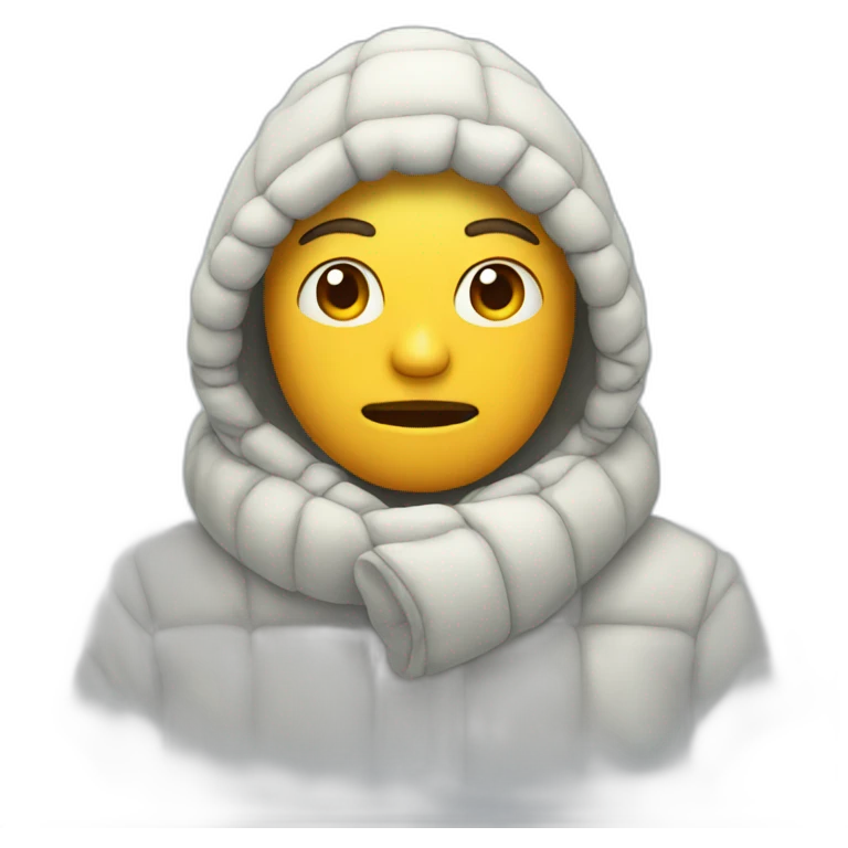Freezing cold emoji