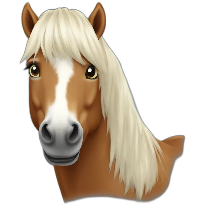 Icelandic horse emoji