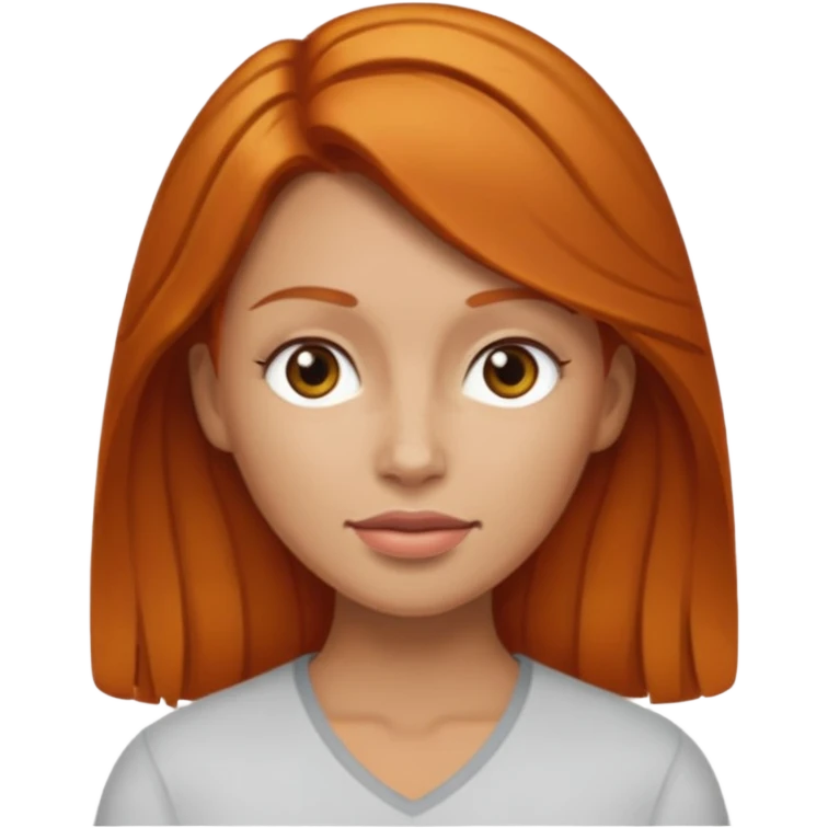 light tanned ginger haired women emoji