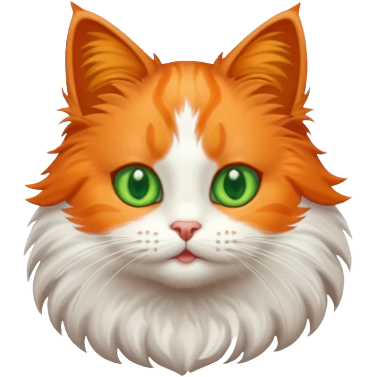 cute cat, simple and friendly emoji