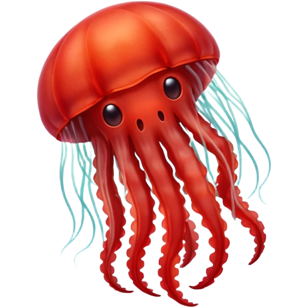 red jellyfish emoji