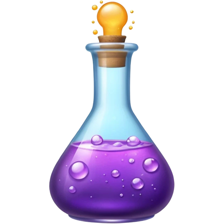 purple potion and effect emoji