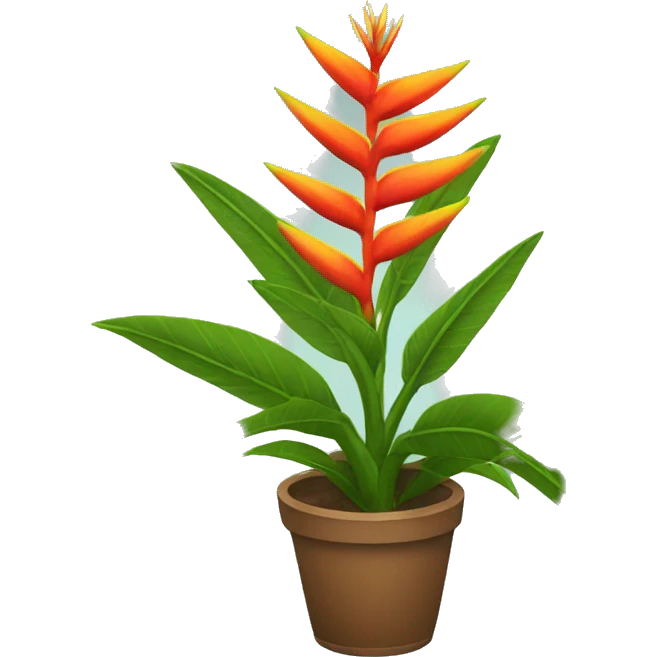 Heliconia plant emoji