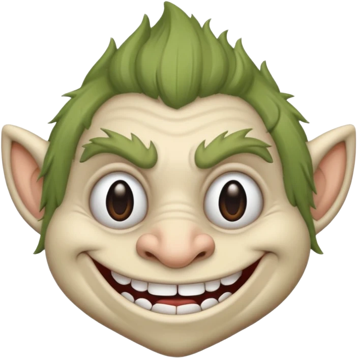 Troll face emoji