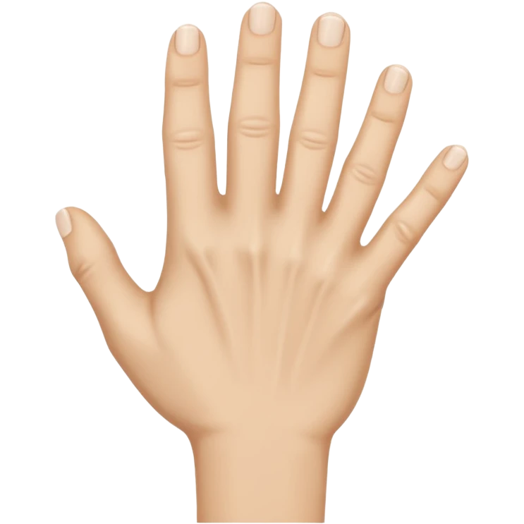 rear of veiny fist backview emoji
