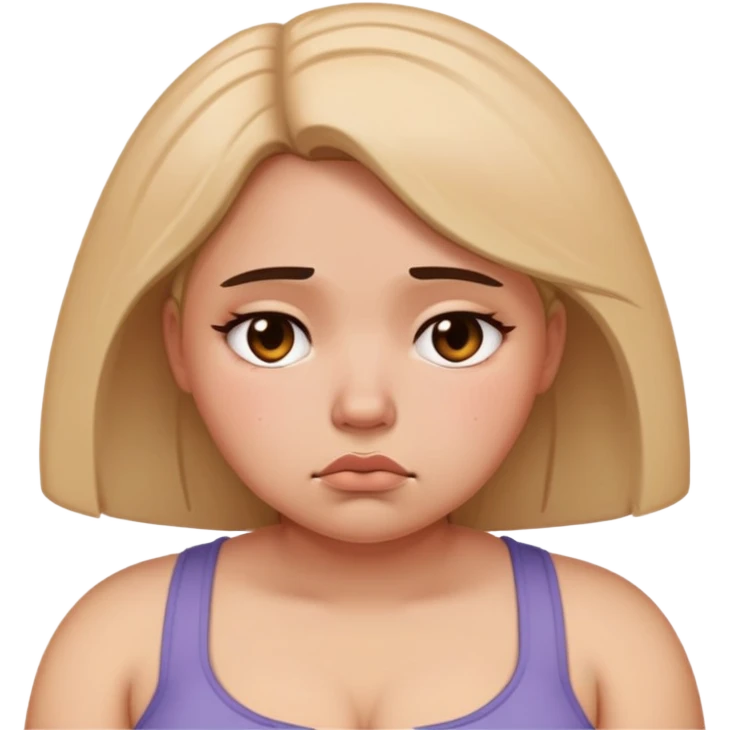Sad but still thicc emoji