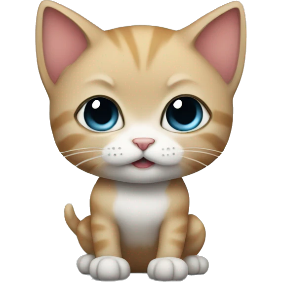 kitten superhero pose emoji