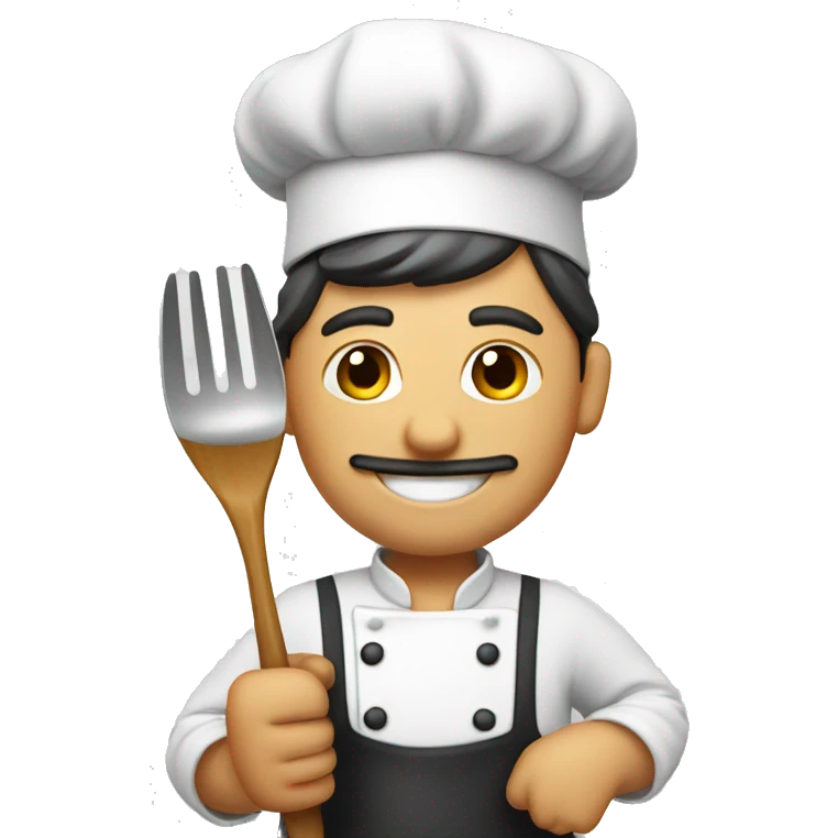 Chef with spoon in his hand emoji