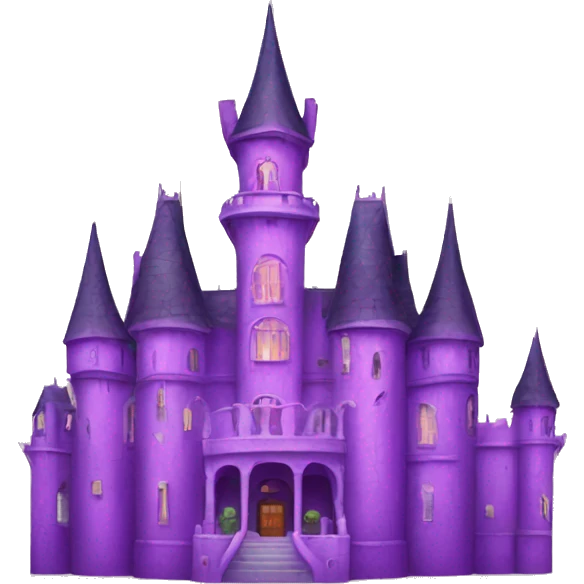 a magnificent purple palace  emoji