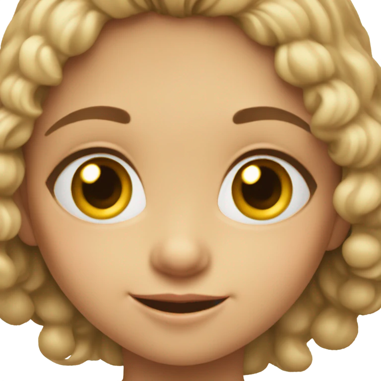cute little girl emoji