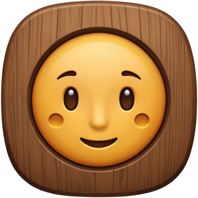 Hard and round surcul emoji