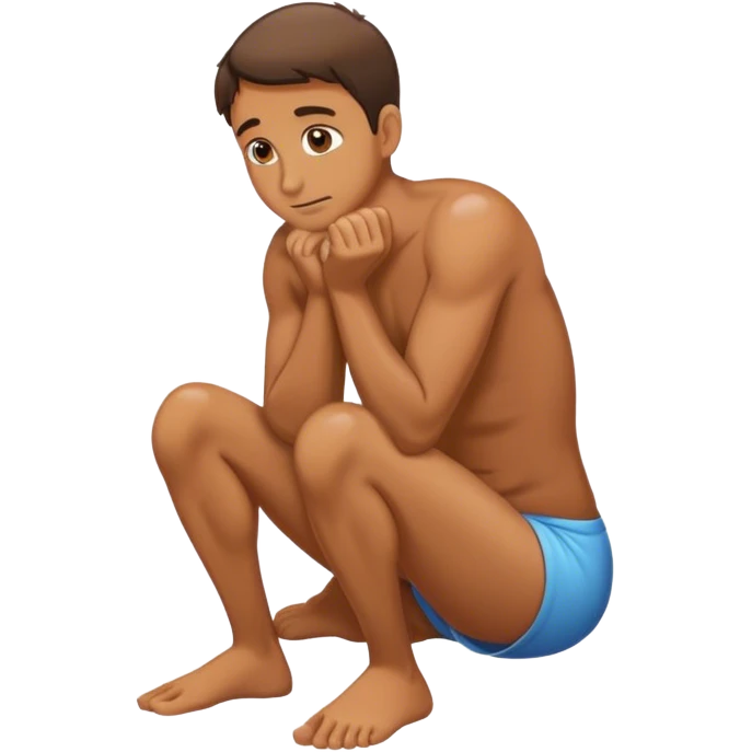 Man on hands and knees emoji