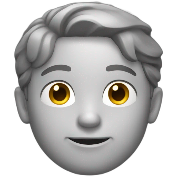 Chat gris emoji