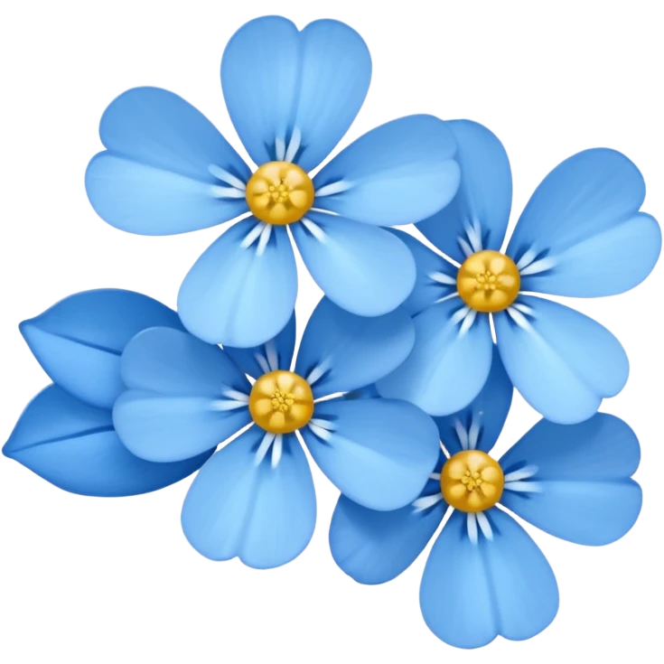 Modra Pomněnka  emoji