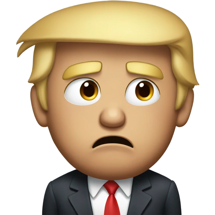 donald trump broken emoji
