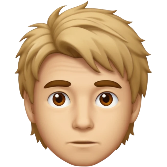 Moreno greñudo emoji