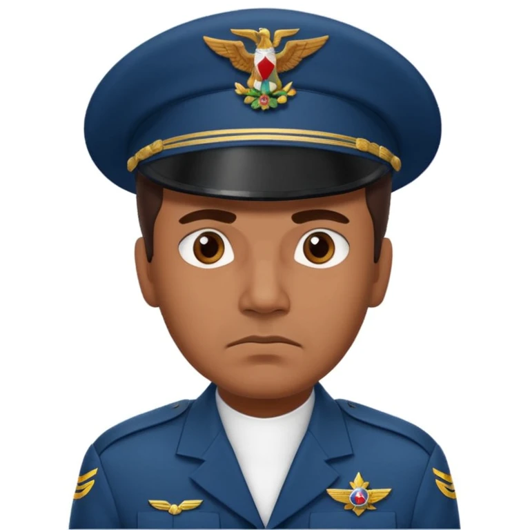 Military Air Force Mexican man  emoji