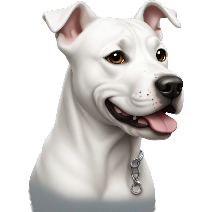 White-black amstaff emoji
