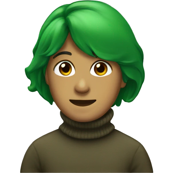 green turtleneck emoji