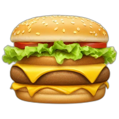 Big mac emoji