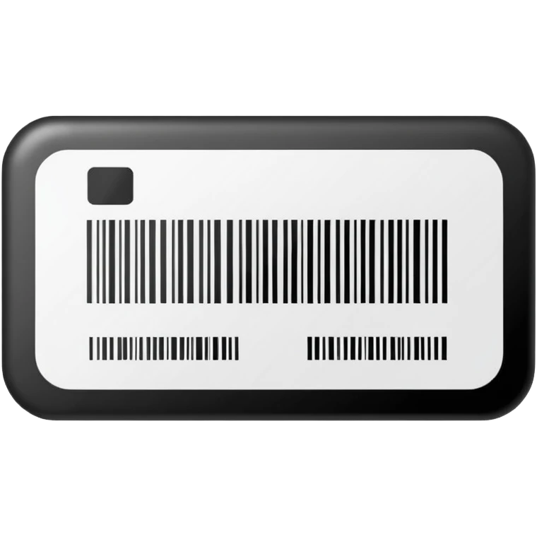 Barcode label emoji