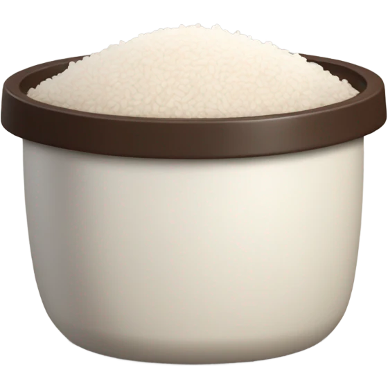 Rice and beans in a pot  emoji