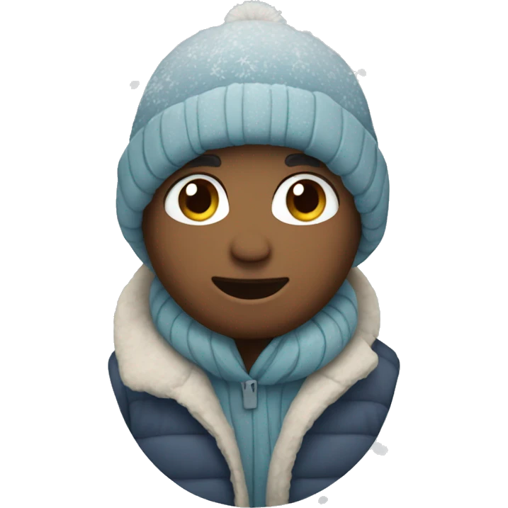 Cute winter emoji emoji