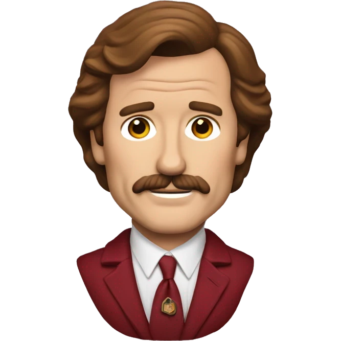 Ron burgundy  emoji