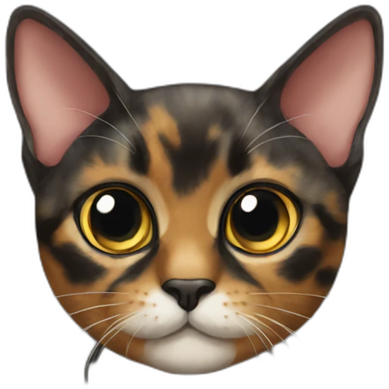 Tortie cat emoji