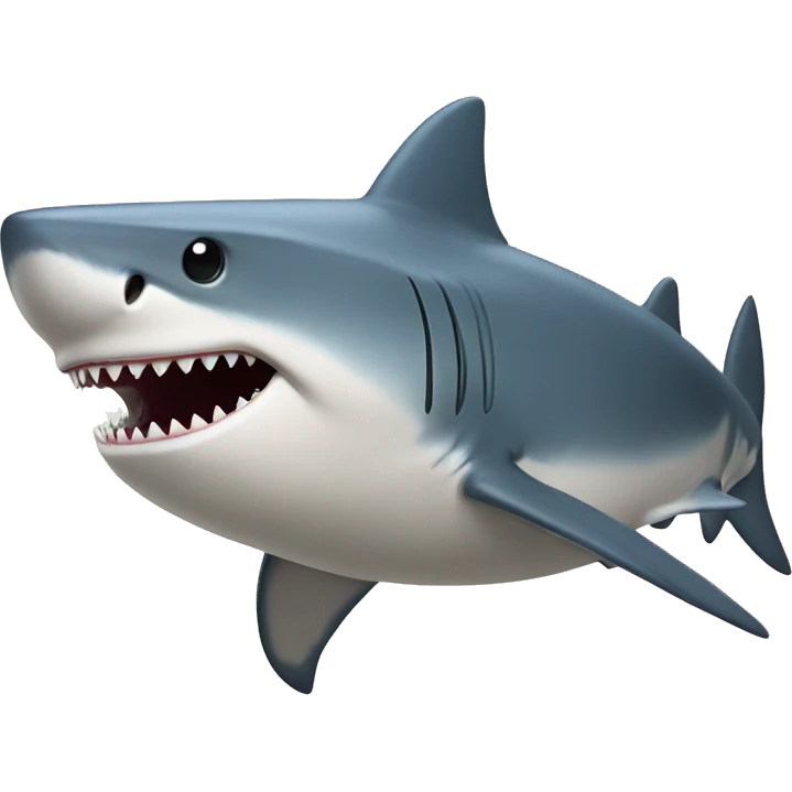Shark with tophat emoji