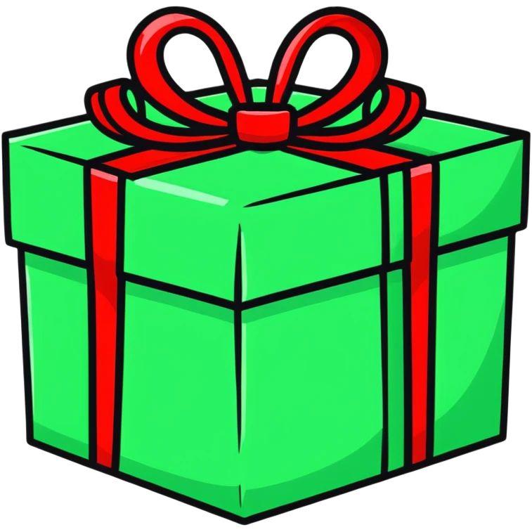 red gift box emoji