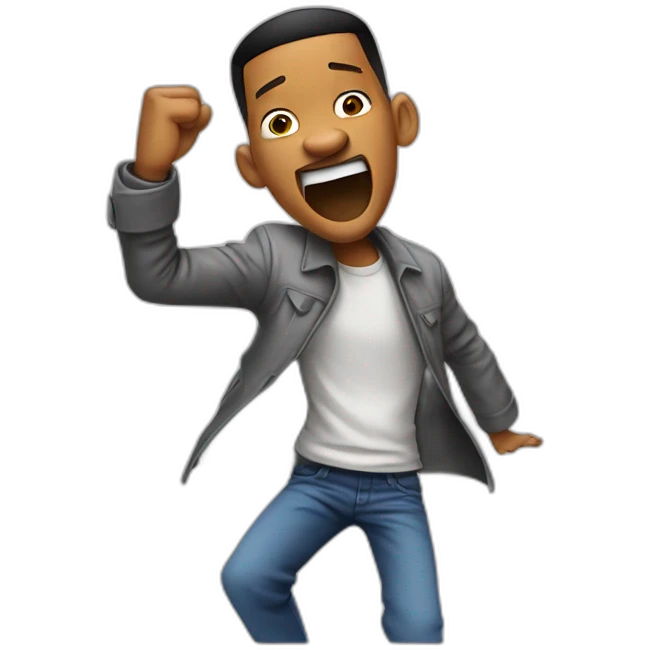 will smith do a dab emoji