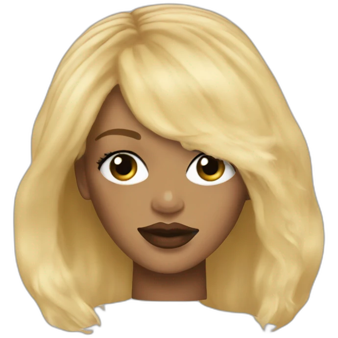 Rihanna with Blond hair  emoji