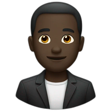 Un negre emoji