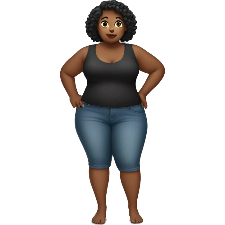 thick woman emoji