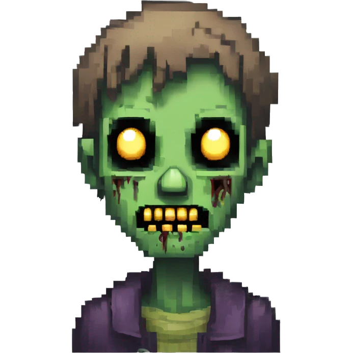 Undead Zombie pixel art 48 emoji
