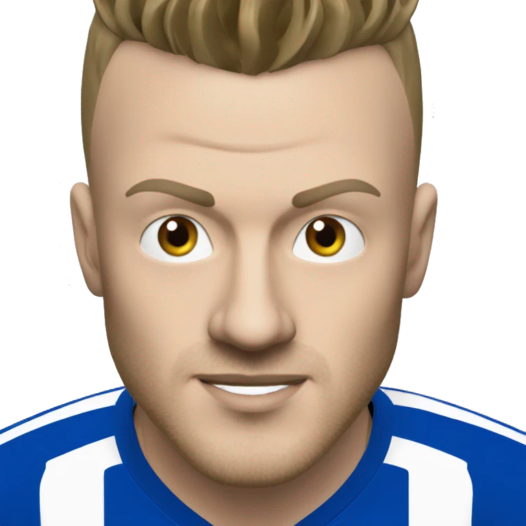 leicester city Vardy football player 4k hd emoji