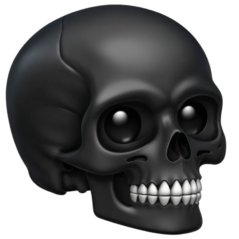 Black skull  emoji