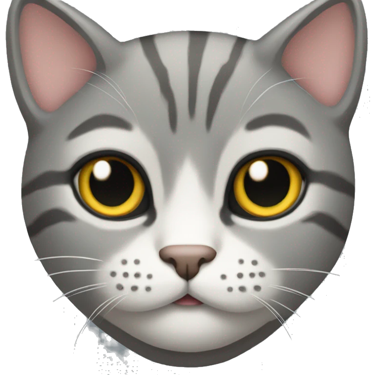 Gato gris emoji
