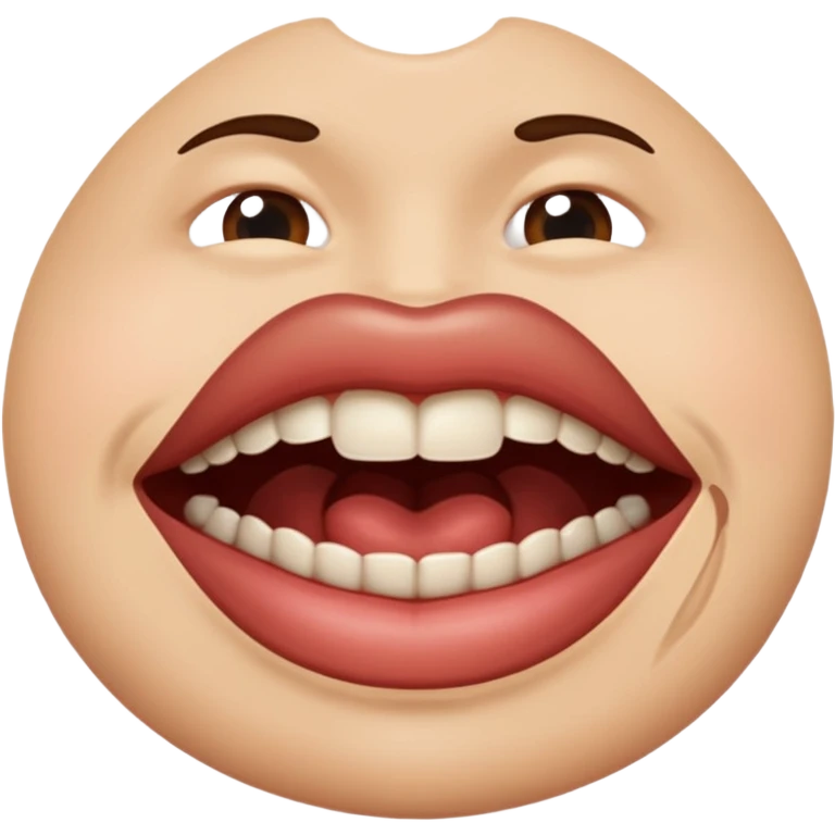 Mordiendo los labios emoji