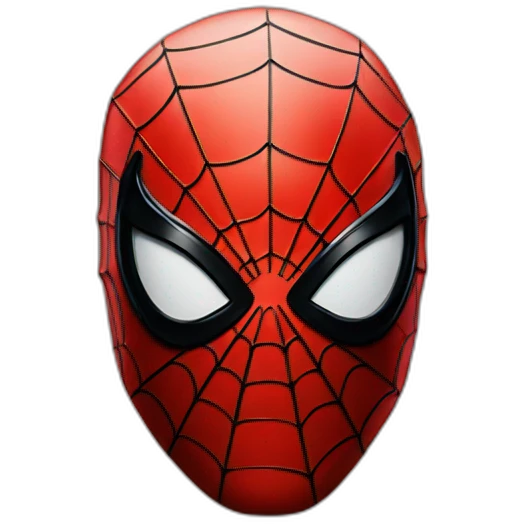 Spider-man red mask emoji