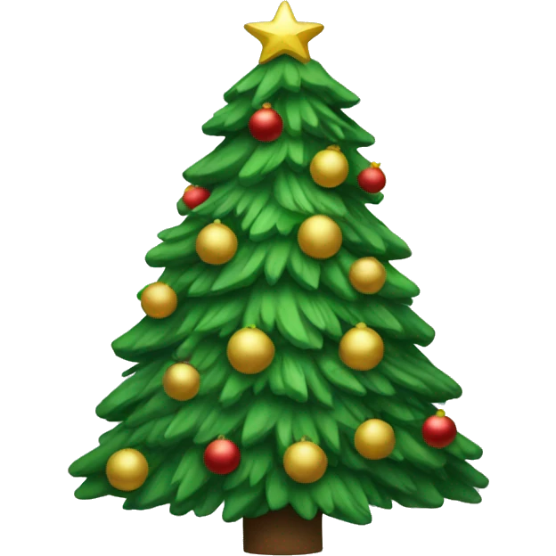 Christmas tree emoji