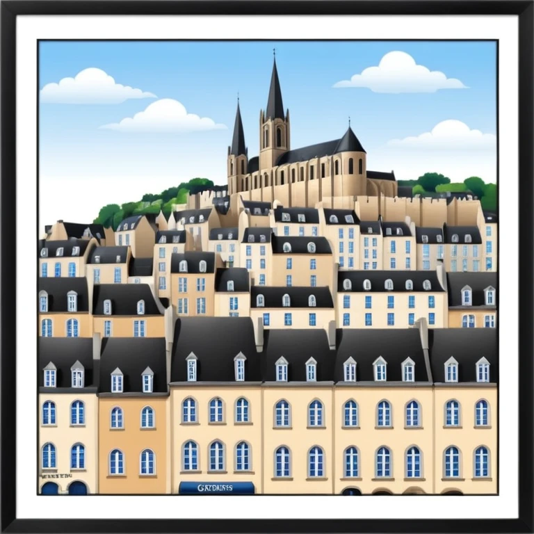 quimper brittany realistic emoji