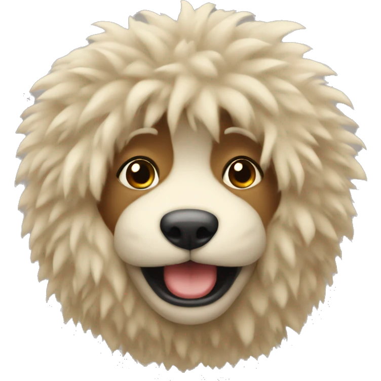 Beige-fluffy-college emoji