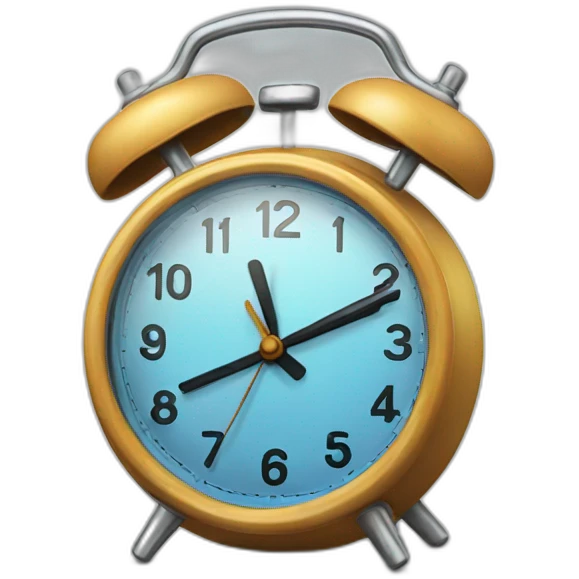 alarm clock emoji