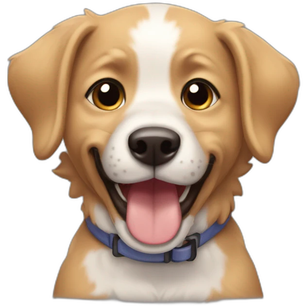Cachorro feliz emoji