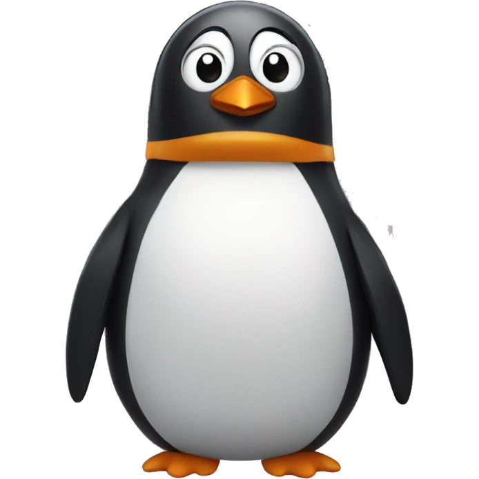 Penguin with fireworks  emoji
